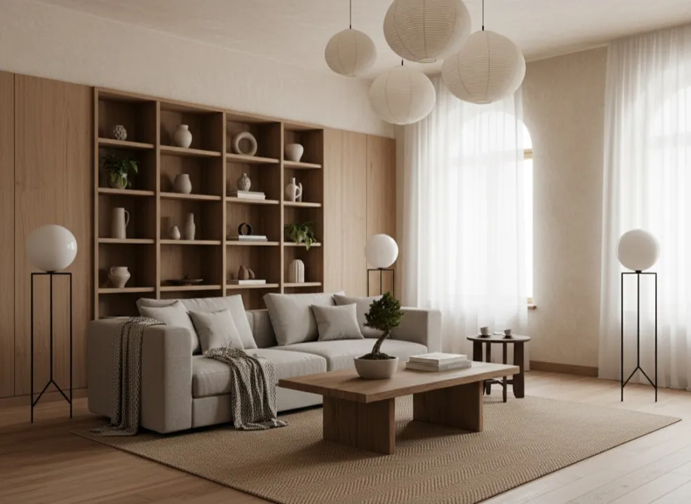 The same room after the AI redesign