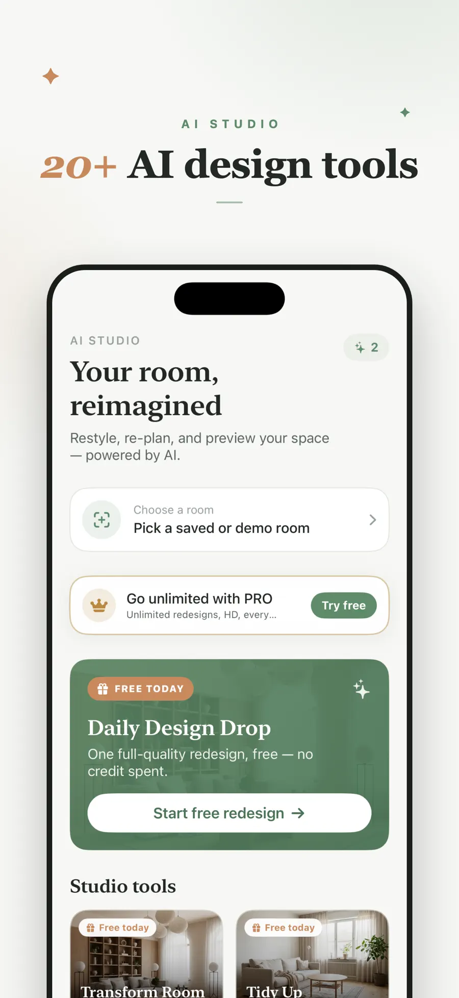 AI design studio tools
